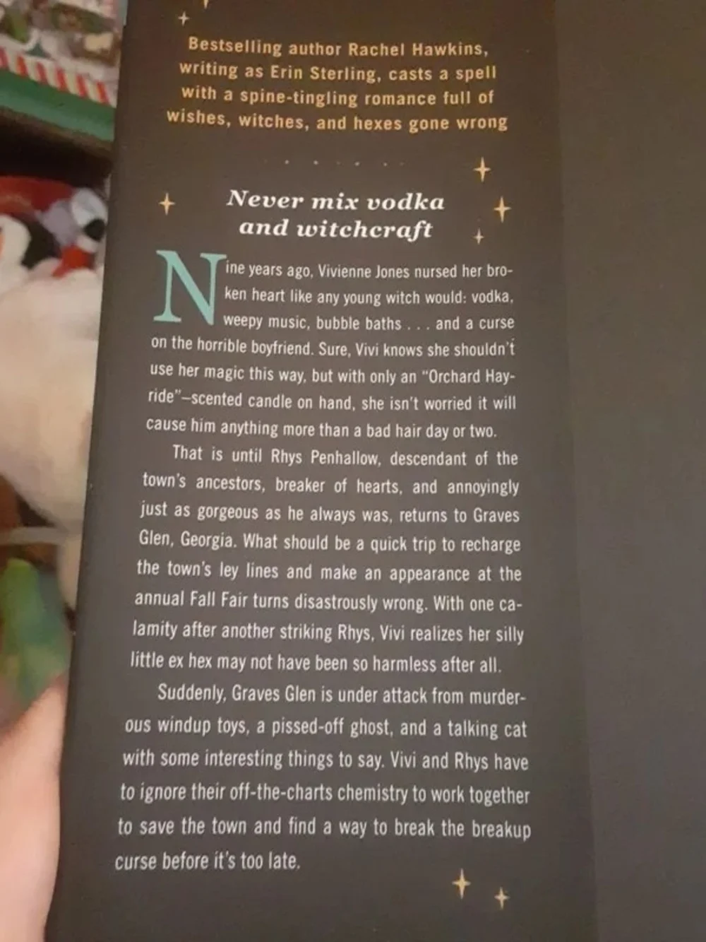 The Ex Hex by Erin Sterling — Teal & Gold Hardcover Novel